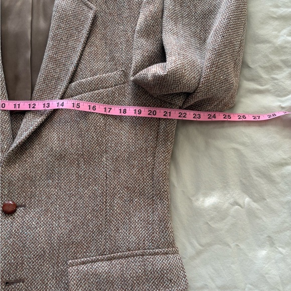 Brown Harris Tweed Sportcoat 40L - Picture 7 of 11